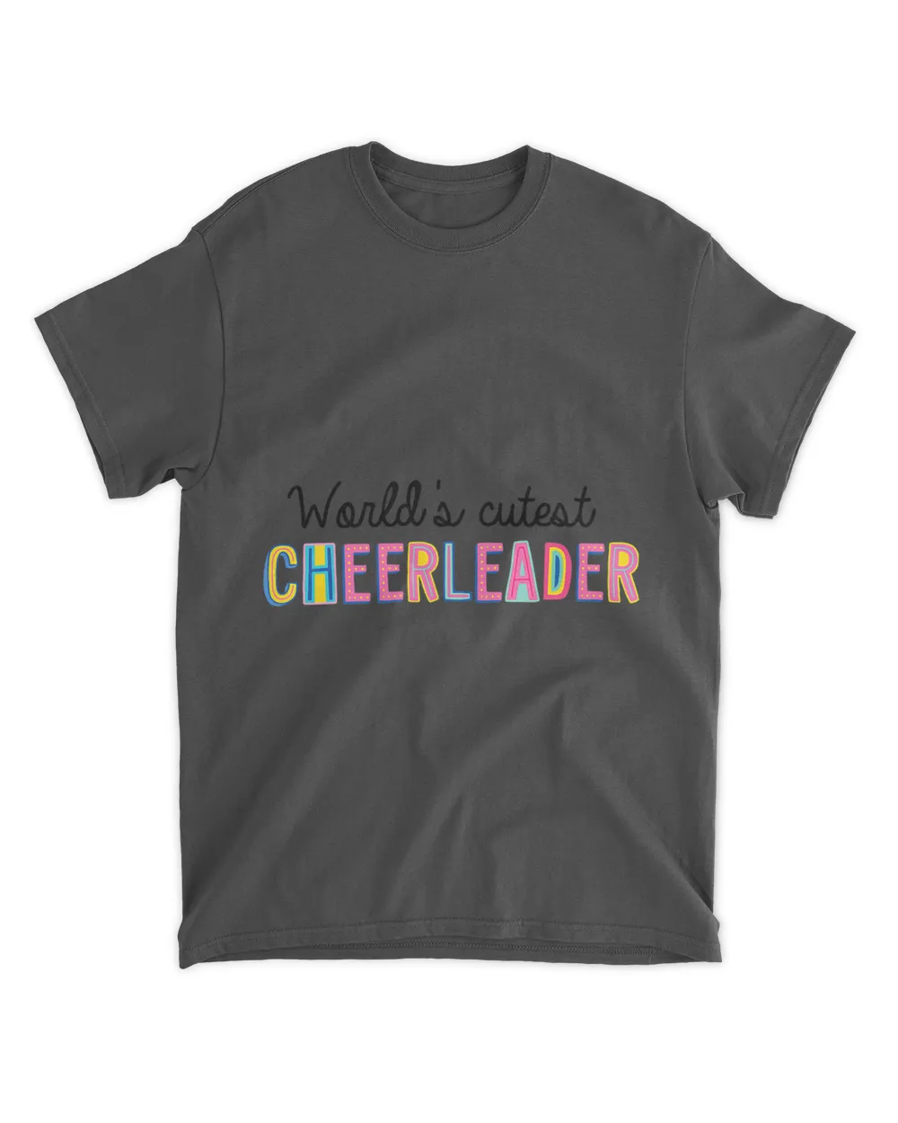 Worlds Cutest Cheerleader Funny Cheerleading Idea Birthday