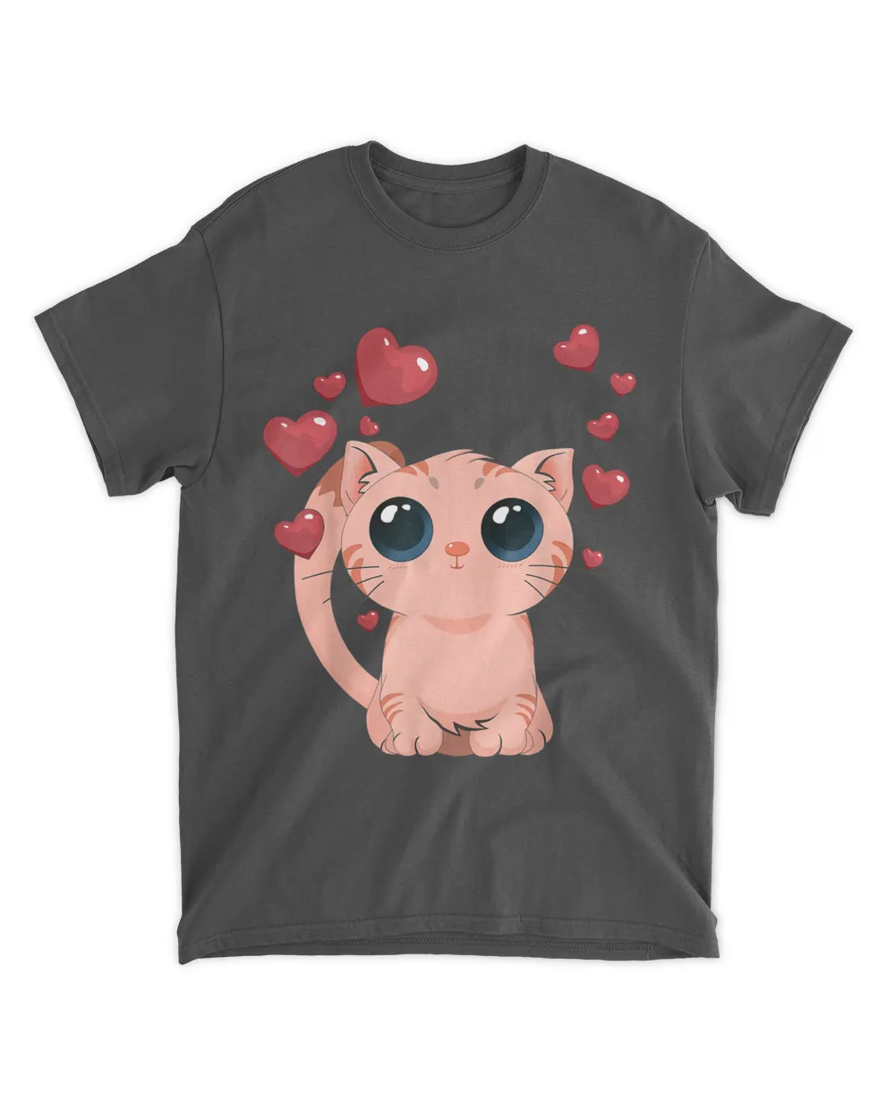 Cute Cat Valentines Day Love Heart QTCATVL201222A16
