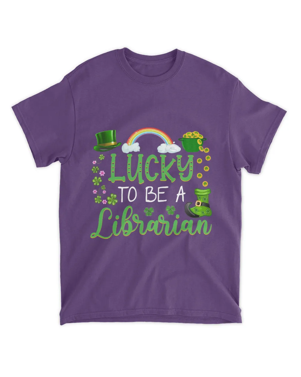 RD Irish Lucky To Be A Librarian St Patricks Day Teacher Gift Shirt
