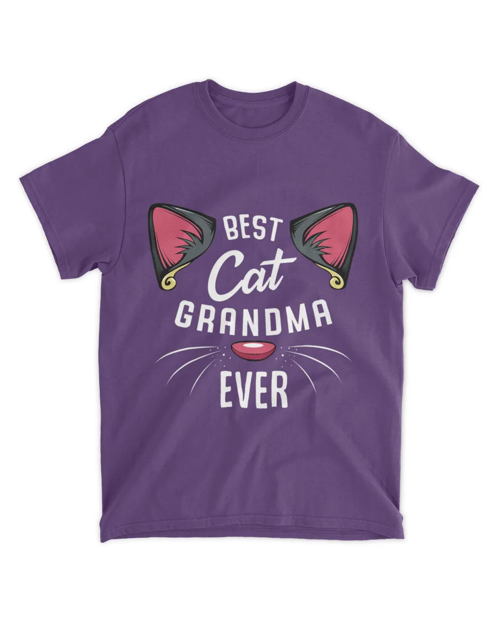 Best Cat Grandma Ever Cat Lady Animal Lover Meowing