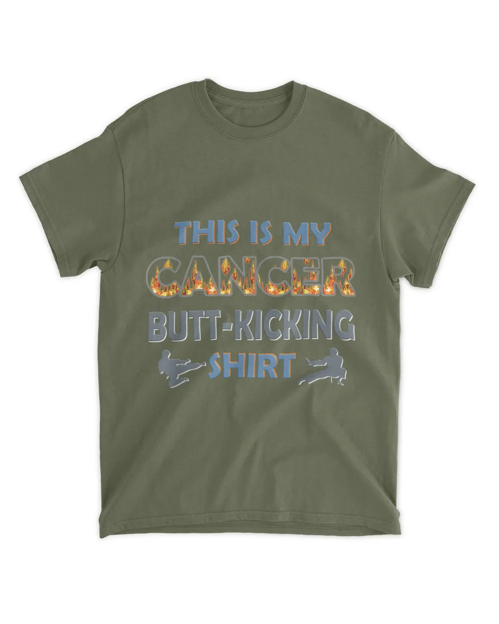 This Is My Cancer Fighting Butt-Kicking T-Shirt