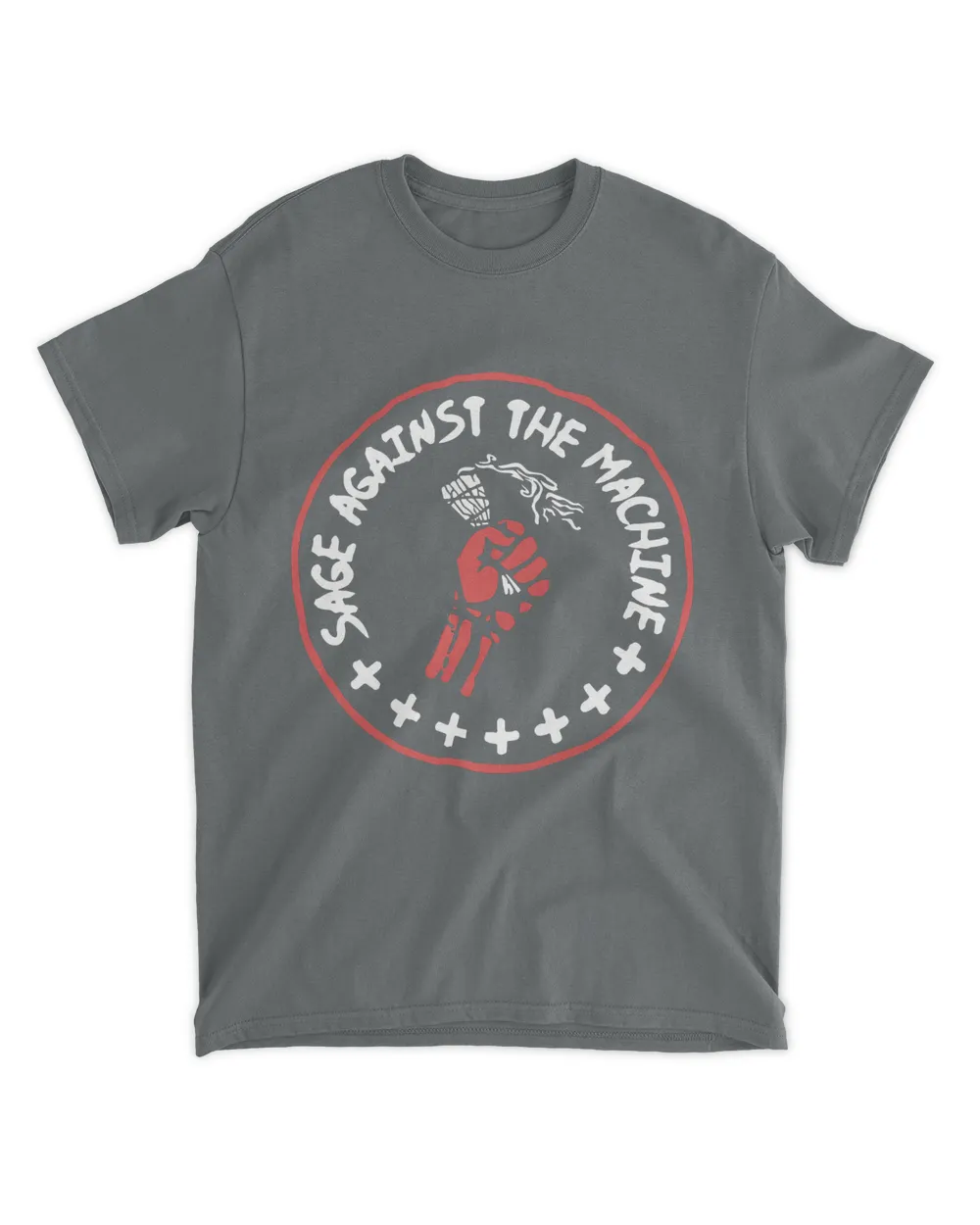 Sage against the machine hand shirt