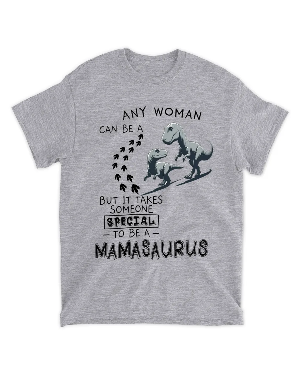 GIFTS FOR MOM/GRANDMA TO BE MAMASAURUS/GRANDMASAURUS Unisex Standard T-Shirt sport-grey s