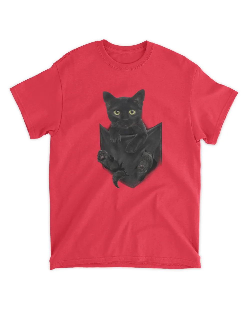 Black Cat Stern in Pocket Long Sleeves Cats HOC010423A2