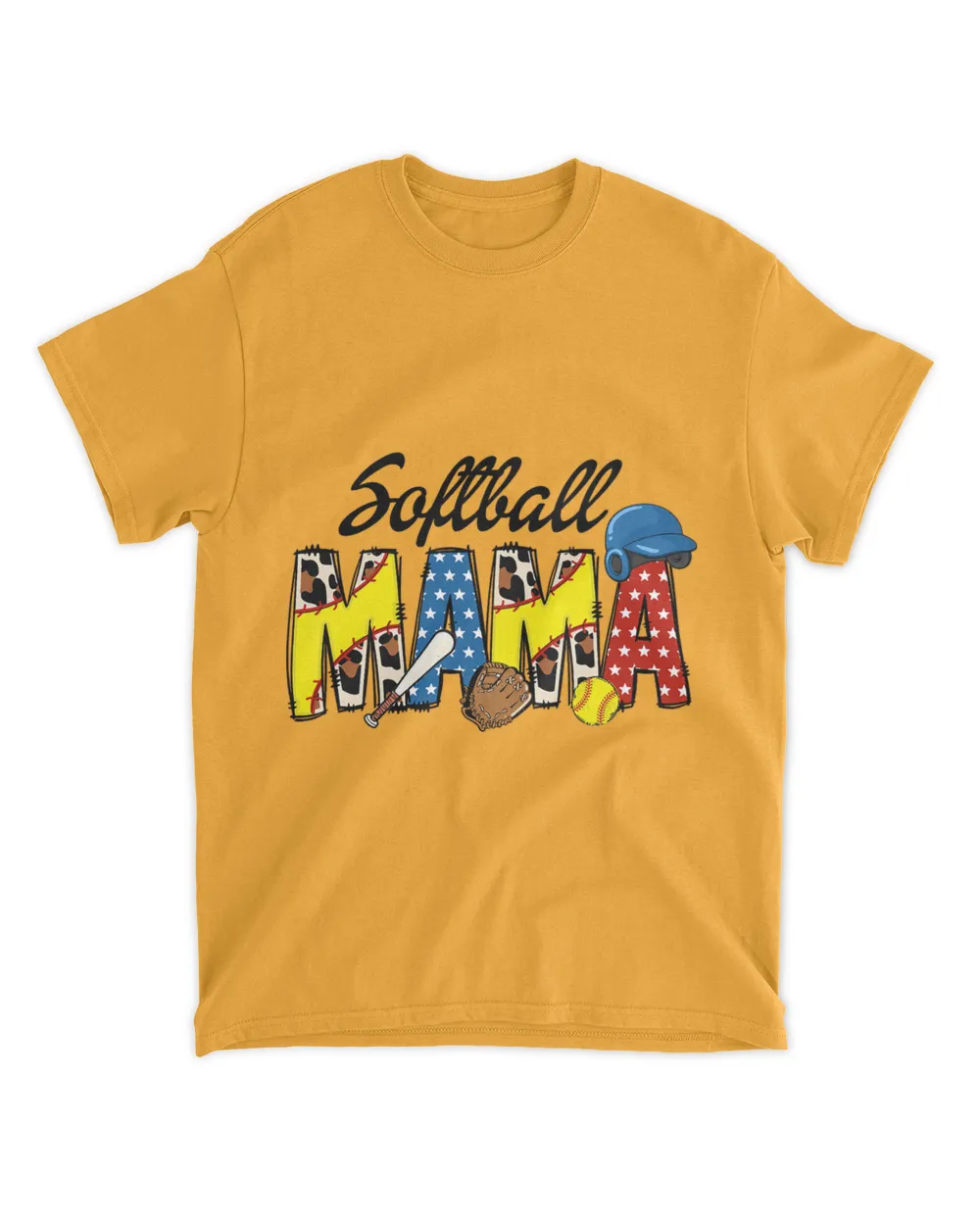 Softball Mama Mom Mothers Day Sports Mom Cheetah Print