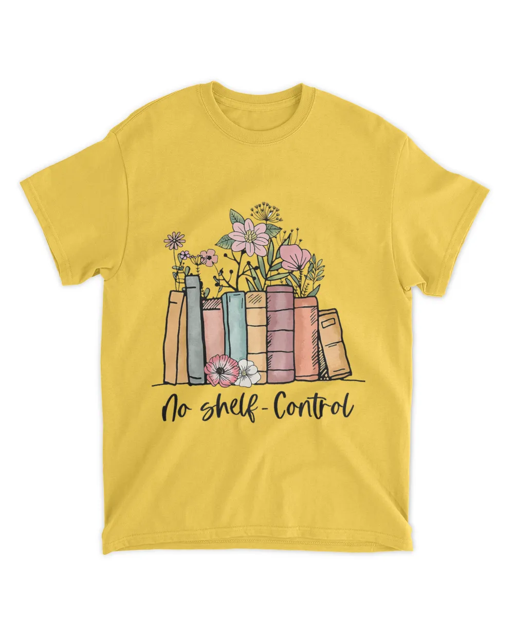 I Have No ShelfControl Literature Library Book Lover Floral