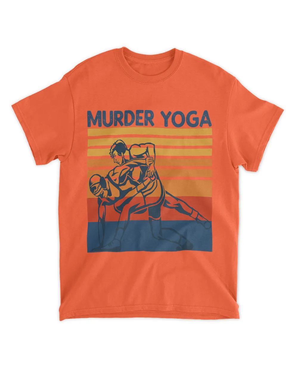 Funny Wrestling Grappling Murder Yoga Gift