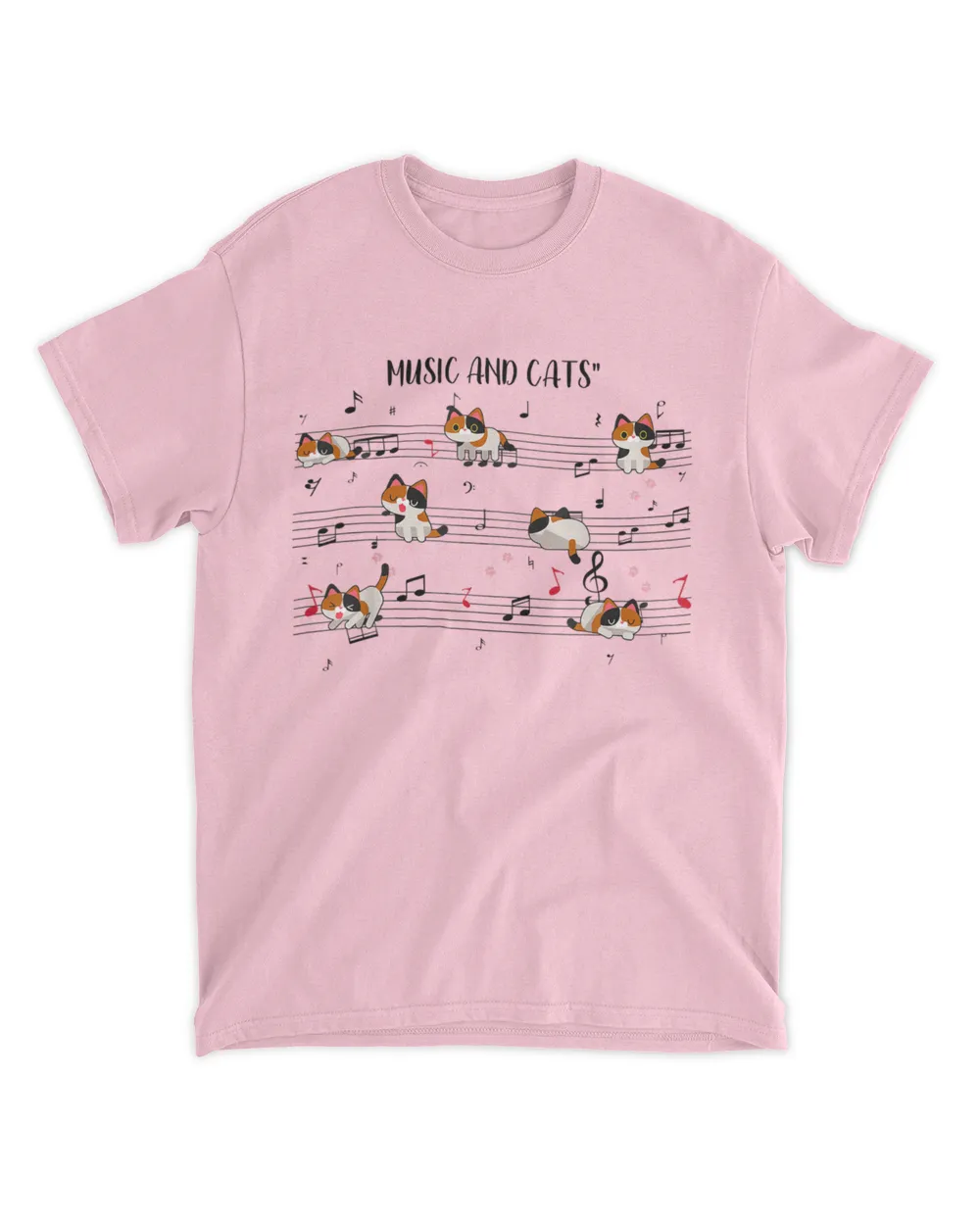 Calico Cat Playing Music Note Cat Gifts For Cat Dad Cat Mom HOC270323A3