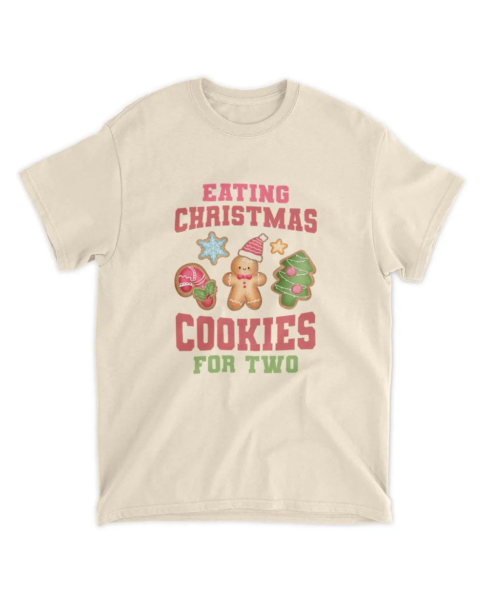 Eating Christmas Cookies For Two - Pregnancy Announcement Sweatshirt