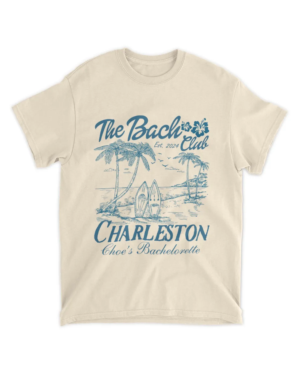 The bach club shirt Unisex Standard T-Shirt sand s