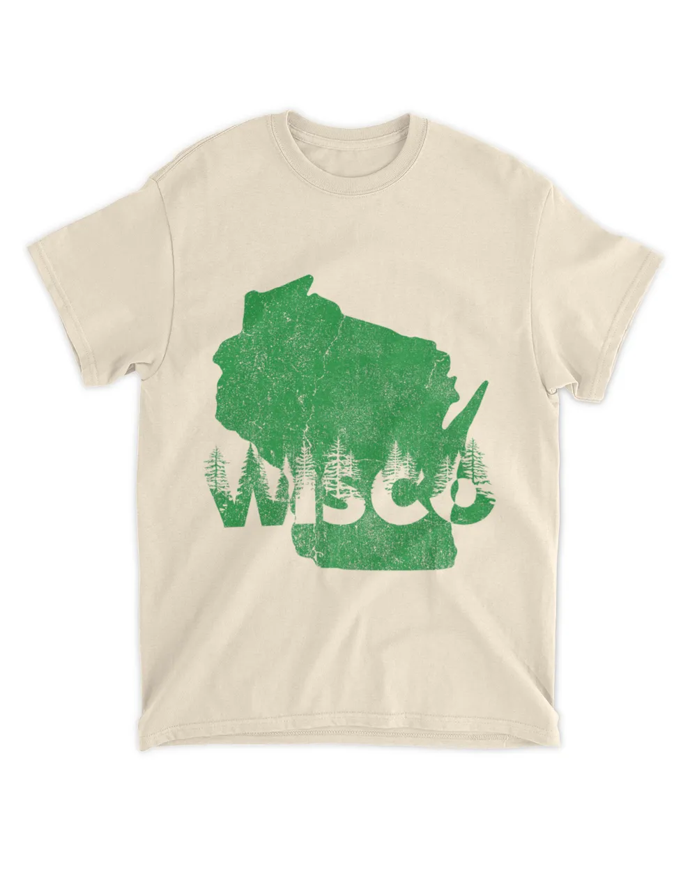 Wisconsin Wisco Up North Tree Lover Premium T-shirt