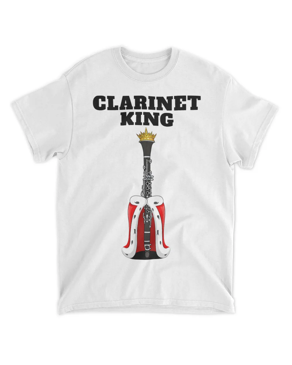Clarinet King 2Mens Clarinet Tshirt 2Boys Clarinet Player
