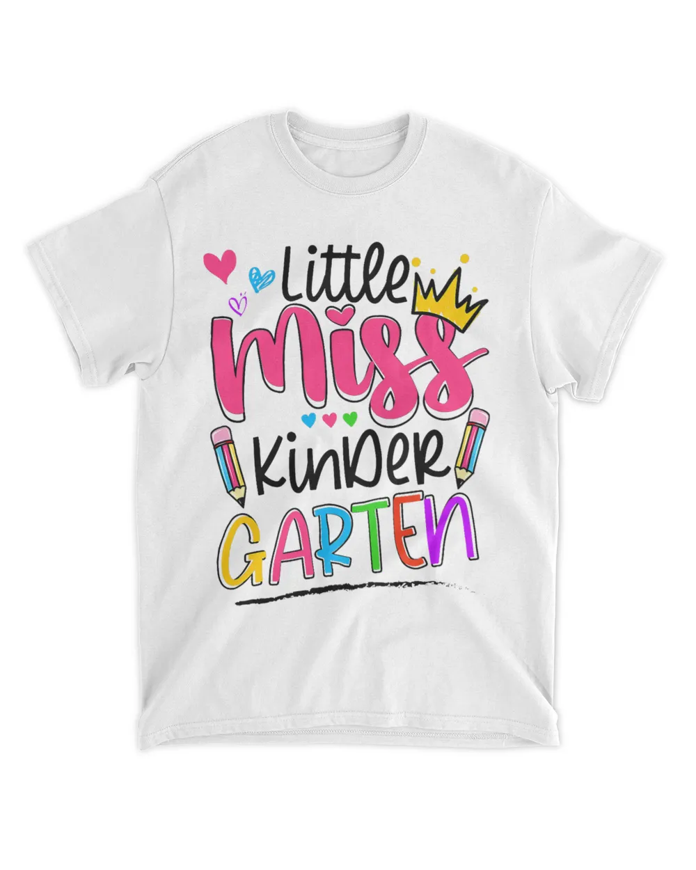 Little Miss Kindergarten Shirt Back To School Kinder Girls