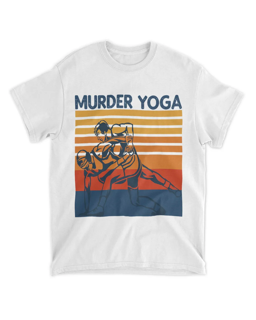 Funny Wrestling Grappling Murder Yoga Gift