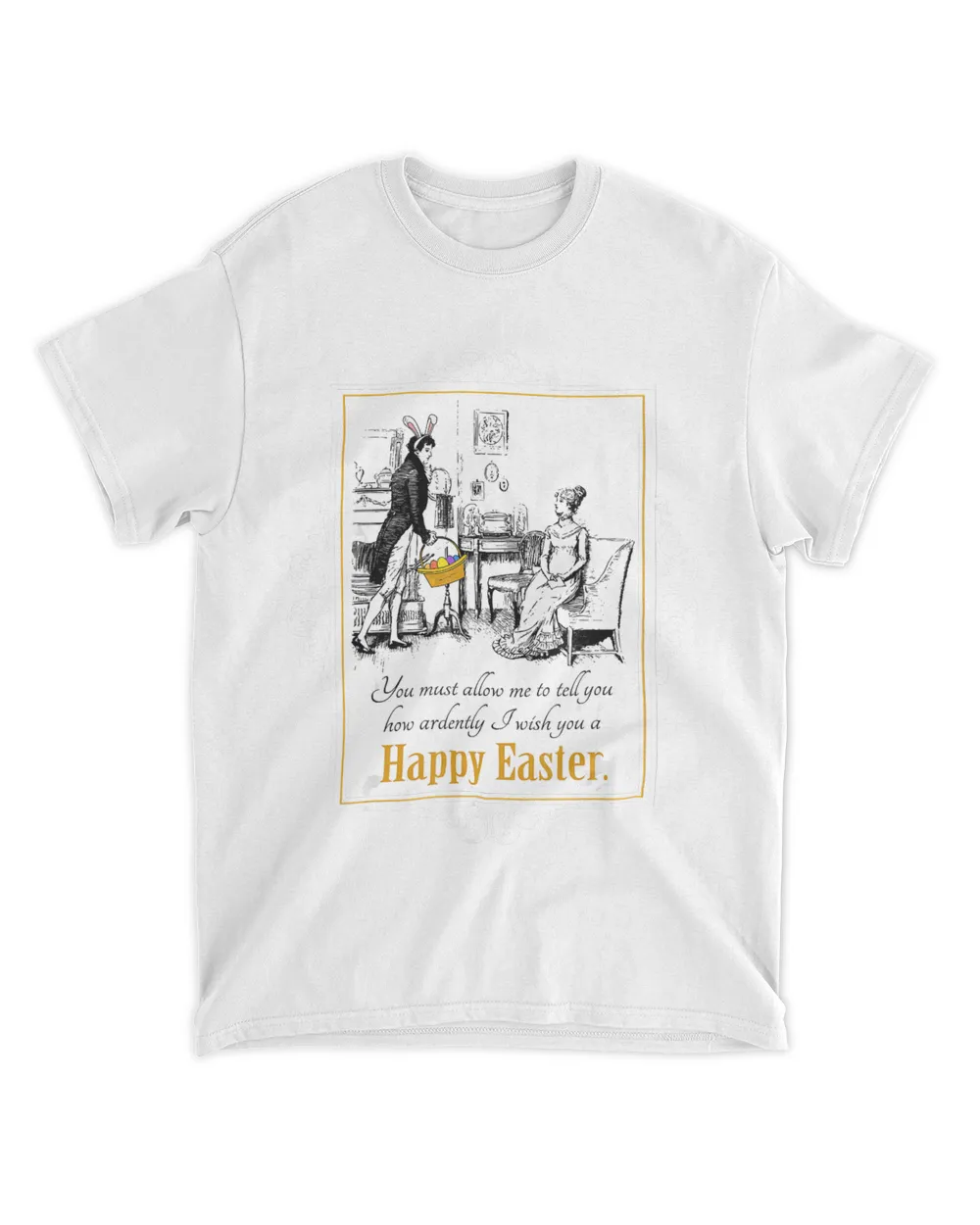 Jane Austen Pride and Prejudice Easter Gifts for Women Book T Shirt