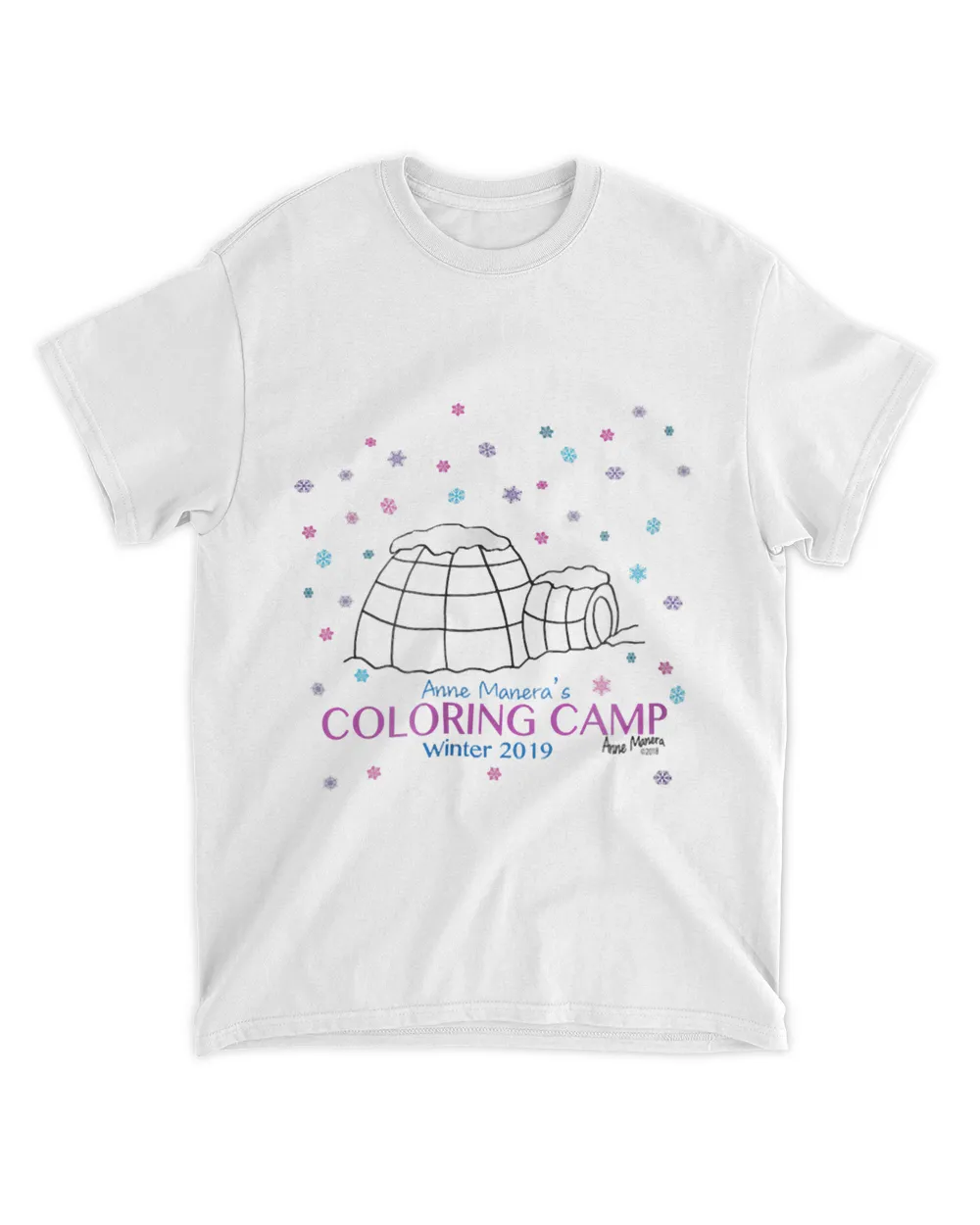 Anne Manera's Coloring Camp Winter 2019 TSHirt