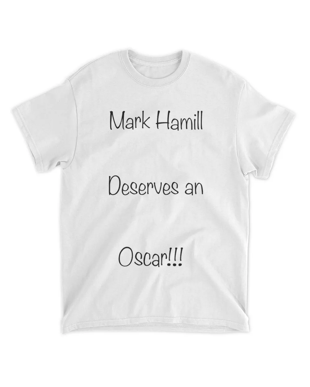Mark Hamill Deserves An Oscar Tee Shirt Black