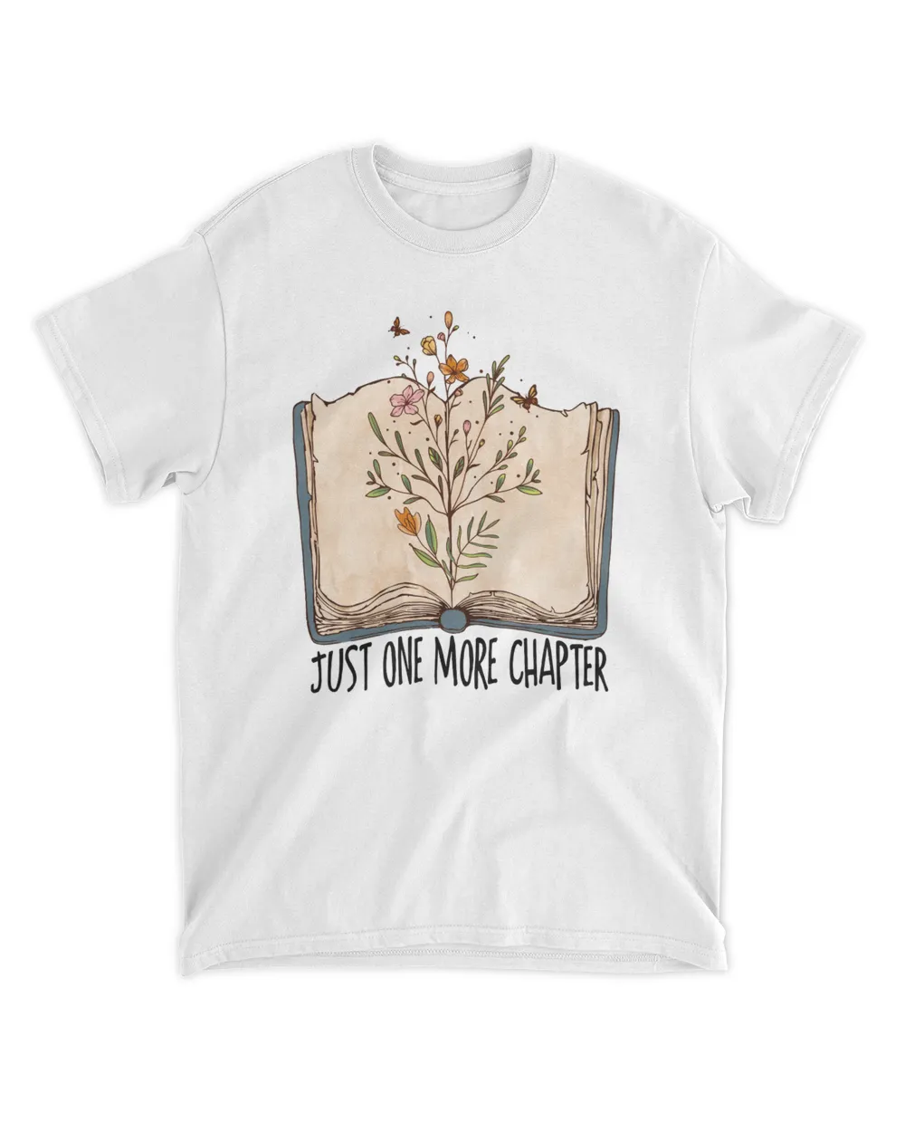 Just One More Chapter Unisex Standard T-Shirt white s