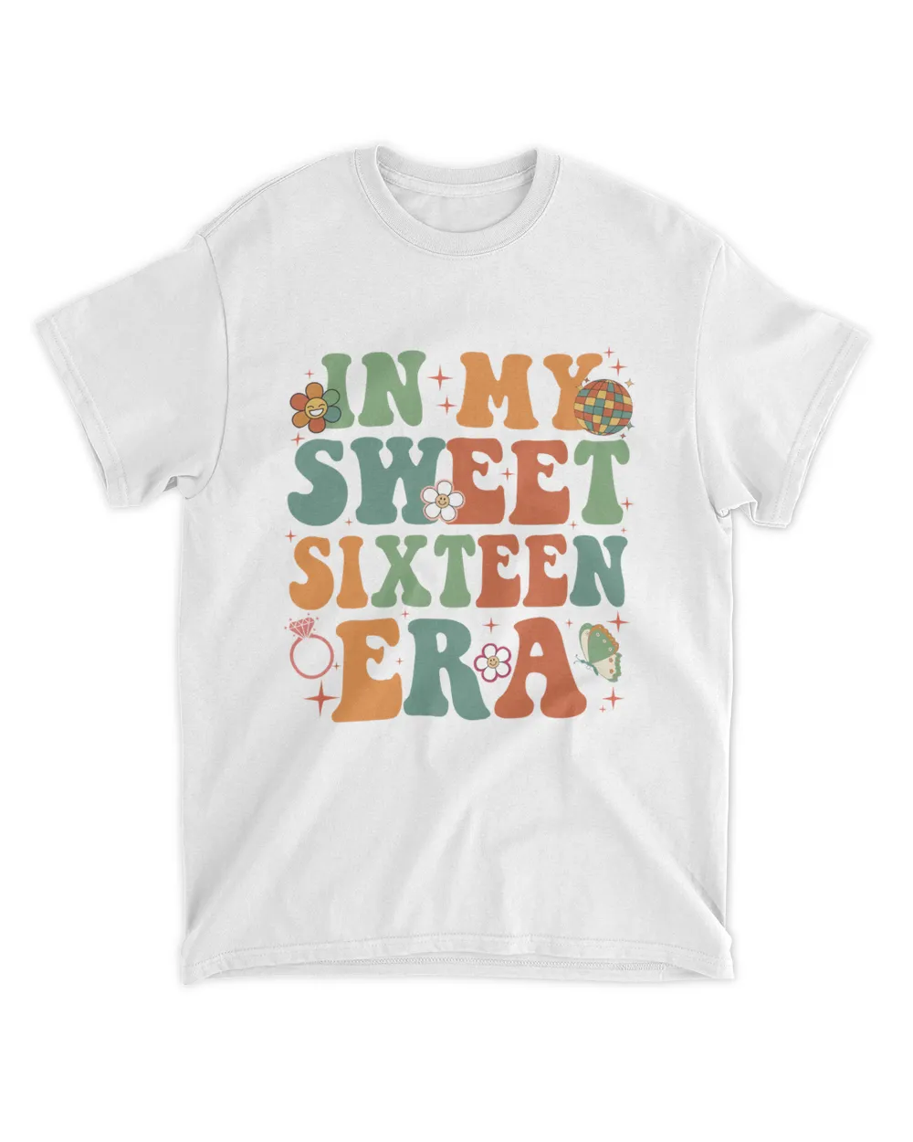 In my sweet sixteen era shirt Unisex Standard T-Shirt white s