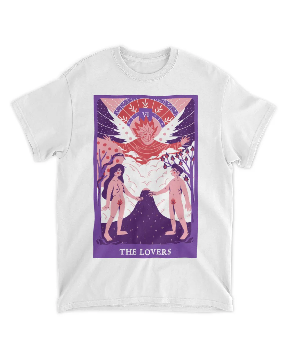 Tarot card the lovers shirt
