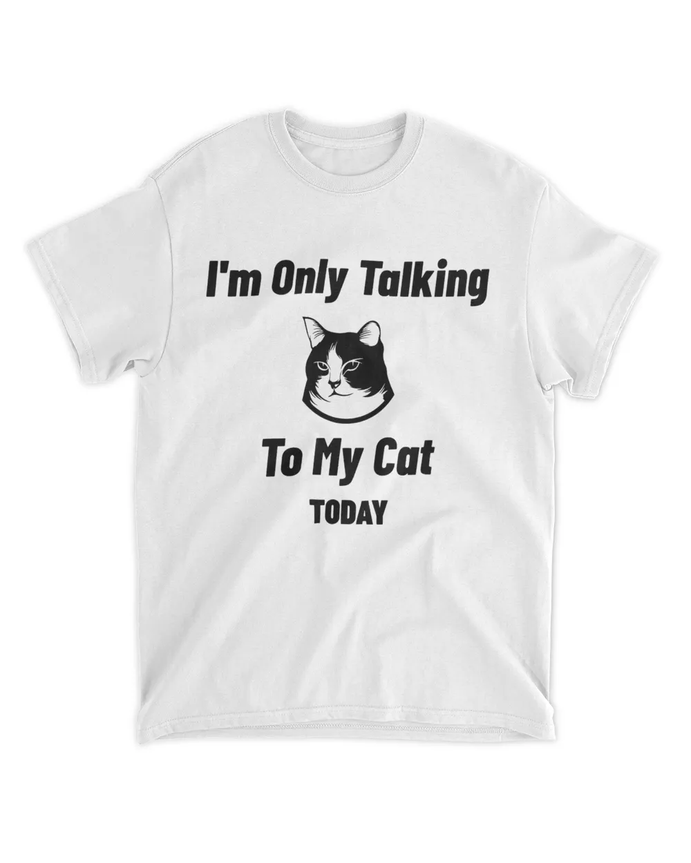 I'm Only Talking To My Cat Today Shirt