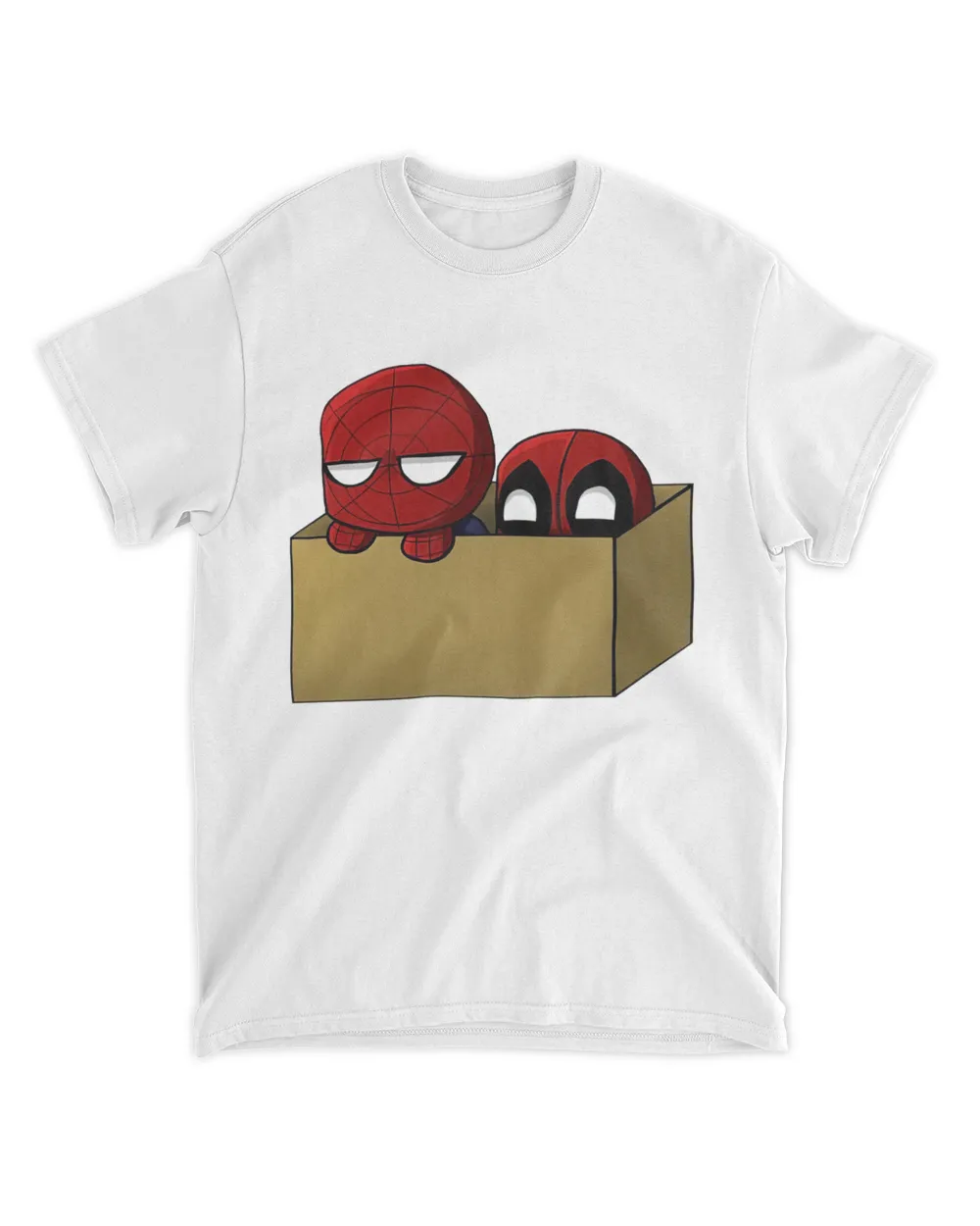 Spider With Friend In Box Shirt