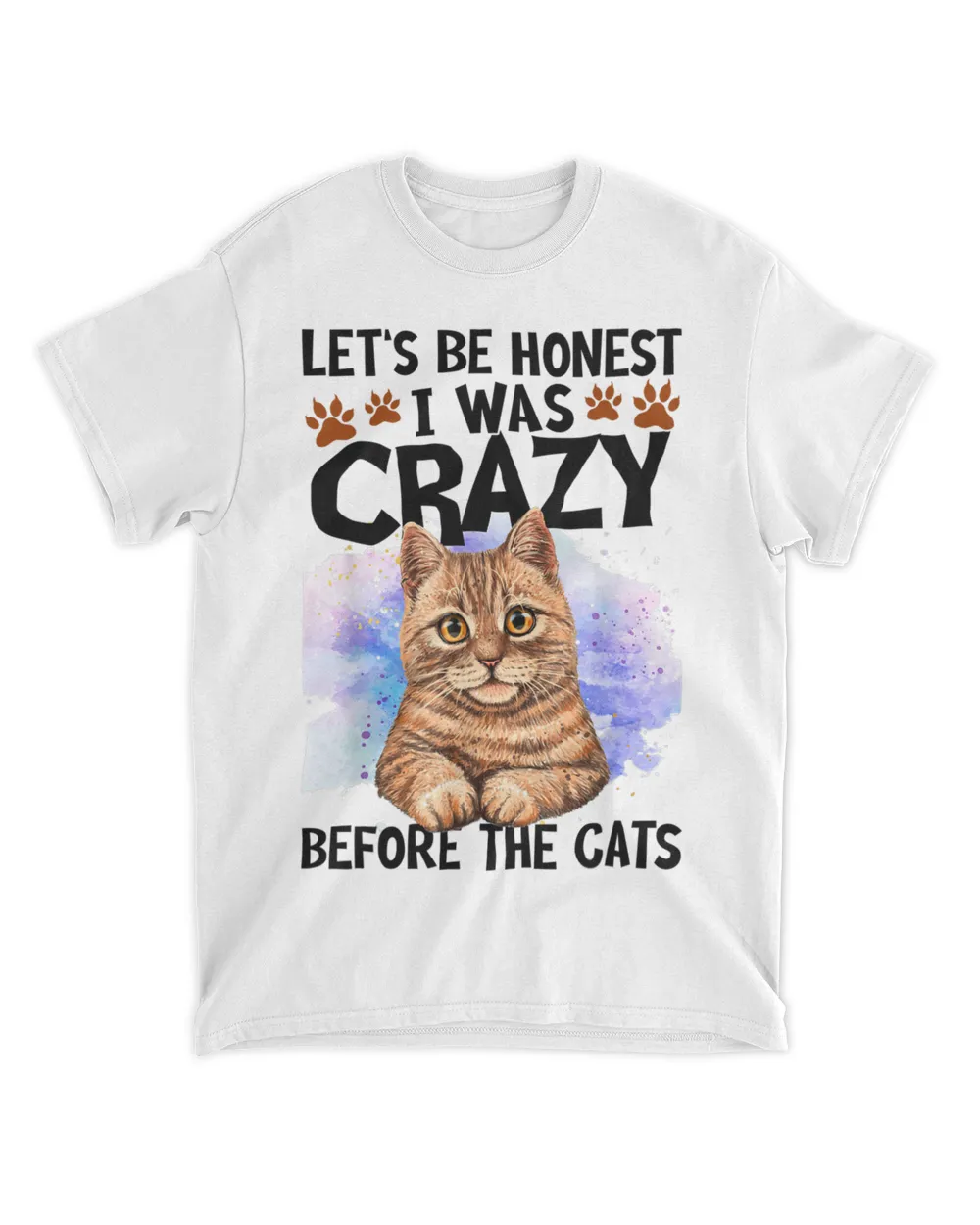 Let's Be Honest I Was Crazy Before The Cats Shirt Cat Lover HOC300323A8