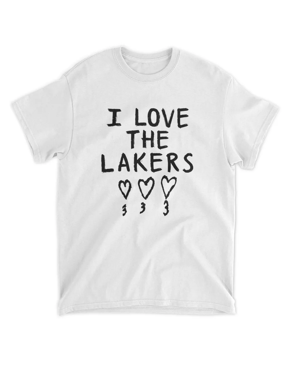 Flea Wearing I Love The Lakers Shirt