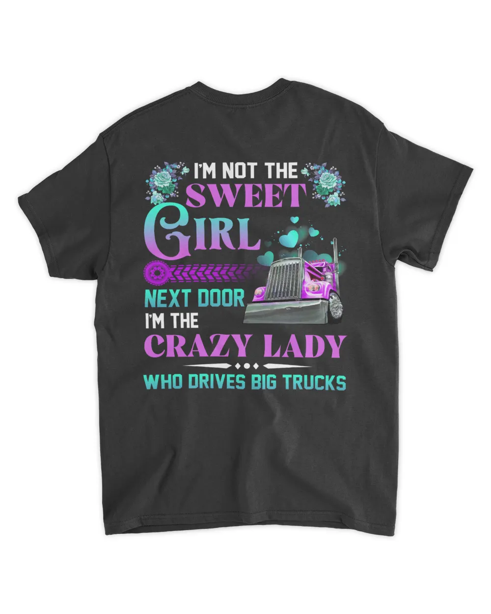 Sweet girl next door crazy lady who driver big trucks