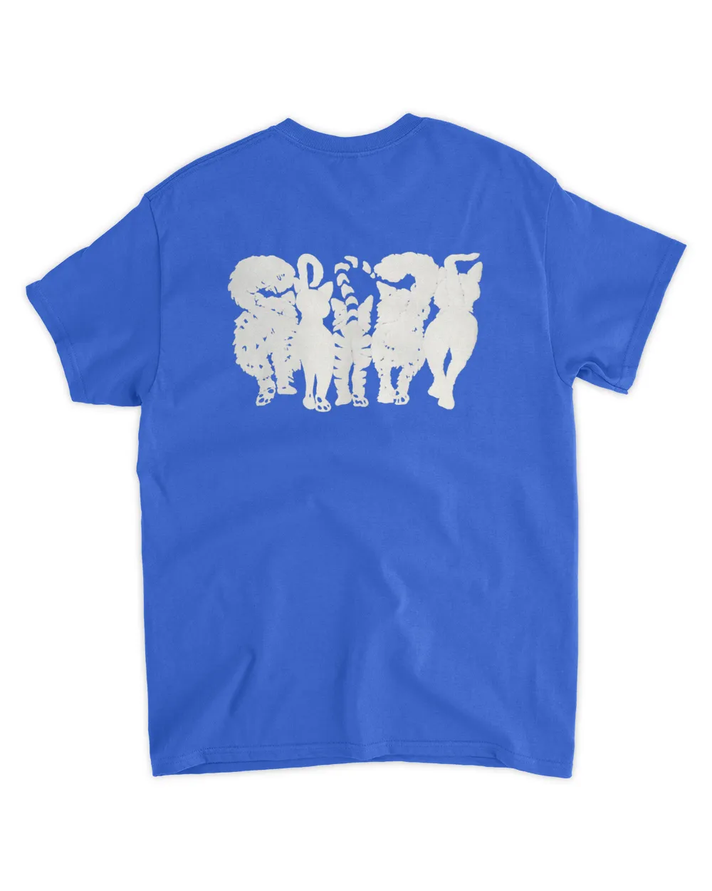 Heads And Tails Vintage Linda Lori Cat Blue T Shirt