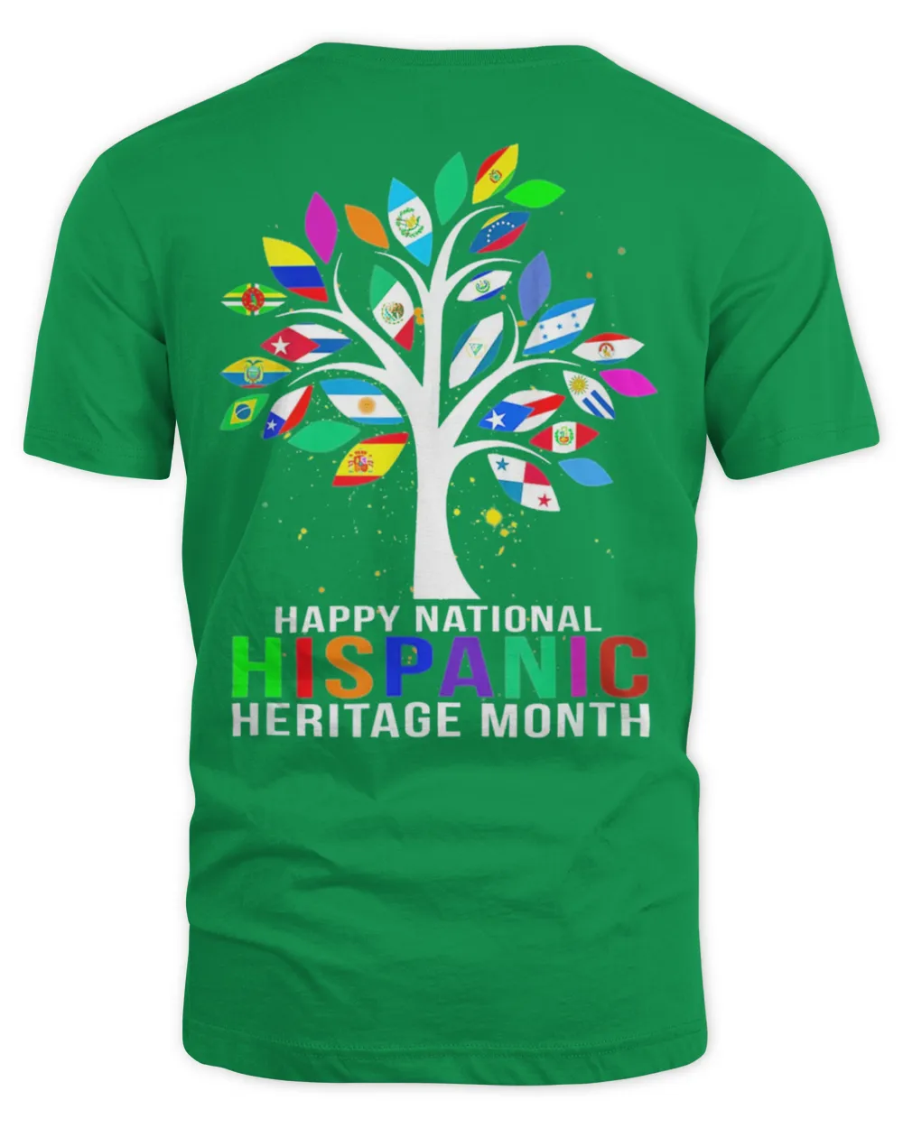 Happy National Hispanic Heritage Month Tree Roots Latina T-Shirt