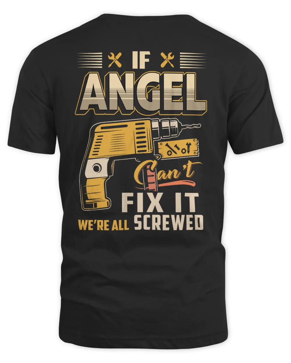 ANGEL Unisex Standard T-Shirt black s
