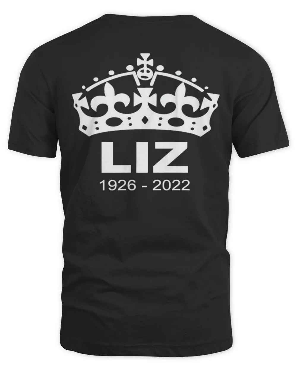 Liz Rest In Peace Elizabeth II 1926-2022 Shirt Unisex Standard T-Shirt black xl