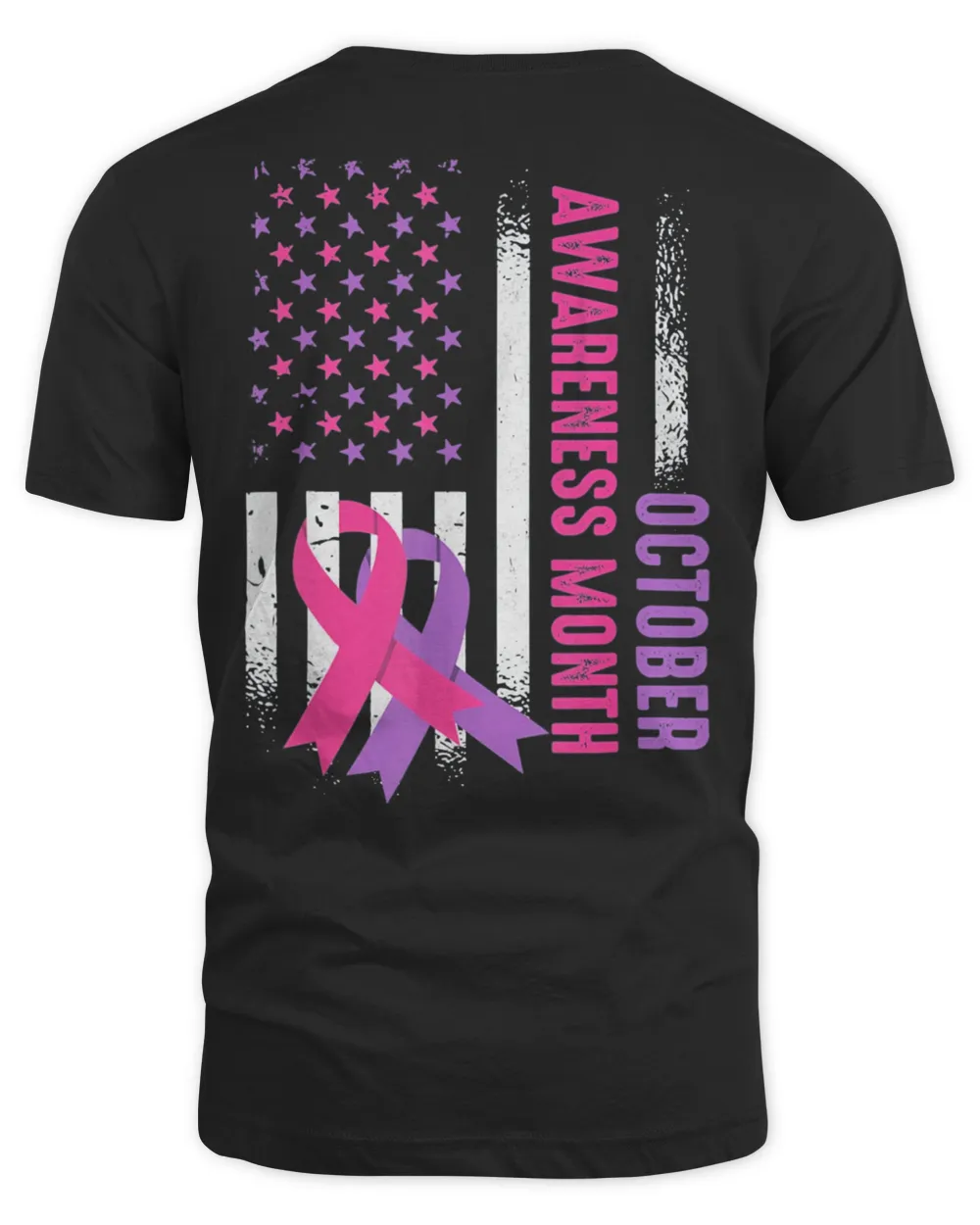 October Breast Cancer & Domestic Violence Awareness Month T-Shirt