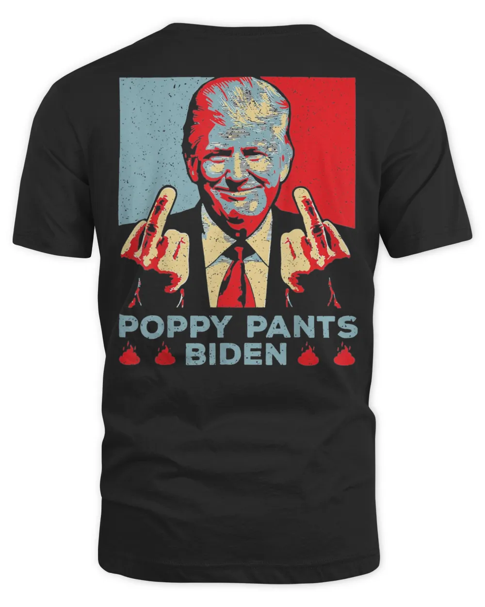 Poopy Pants Joe Biden, Anti Biden Trump 2024 Tee Shirt