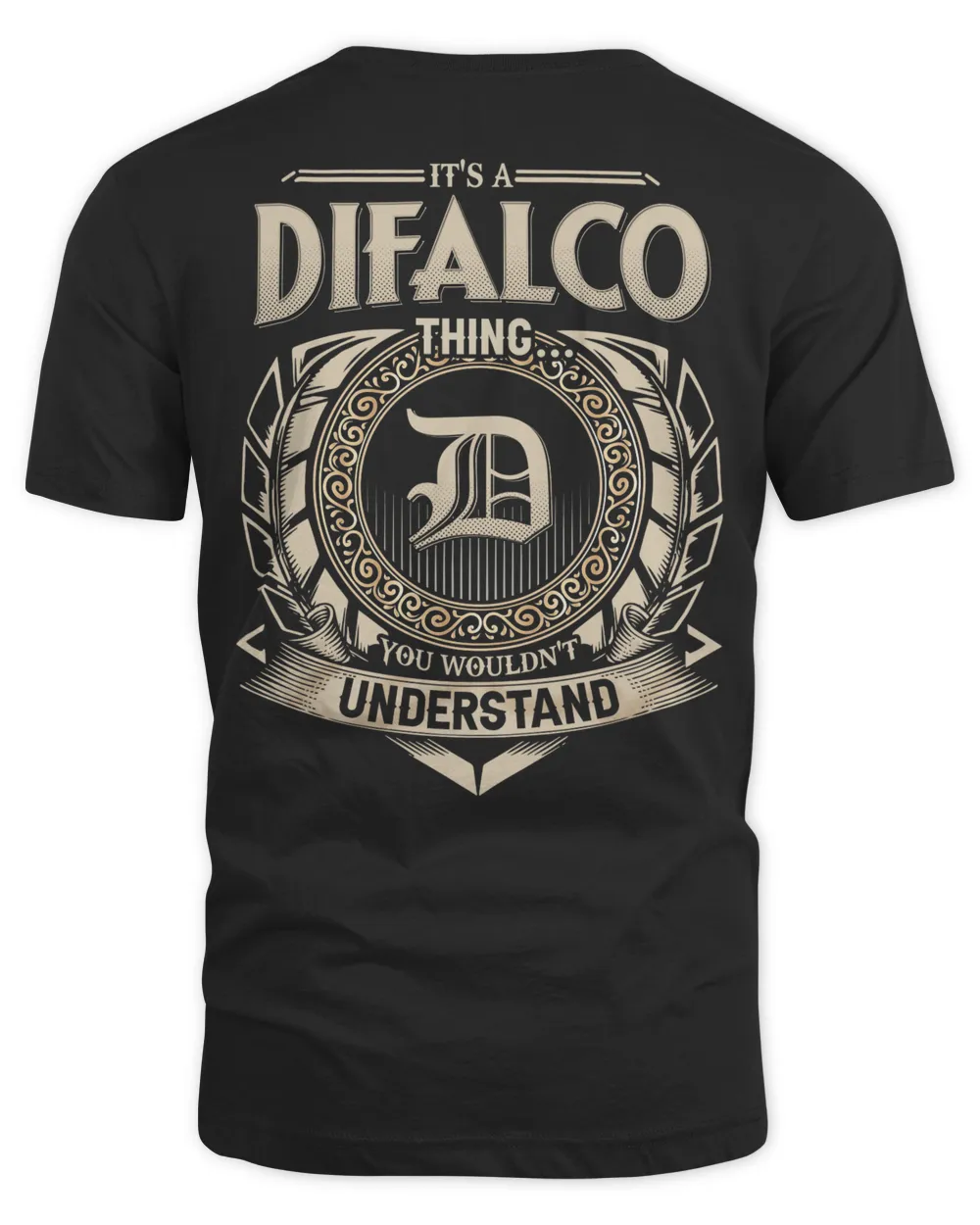 DIFALCO Unisex Standard T-Shirt black s
