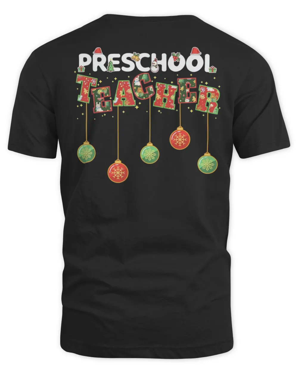 Preschool Teacher Christmas Vibes for Preschool Teacher Shirt