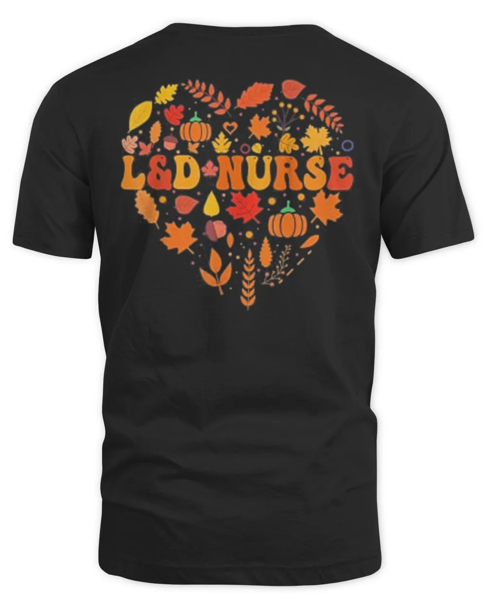 Fall L&D Nurse Thanksgiving Groovy Labor And Delivery Nurse Shirt