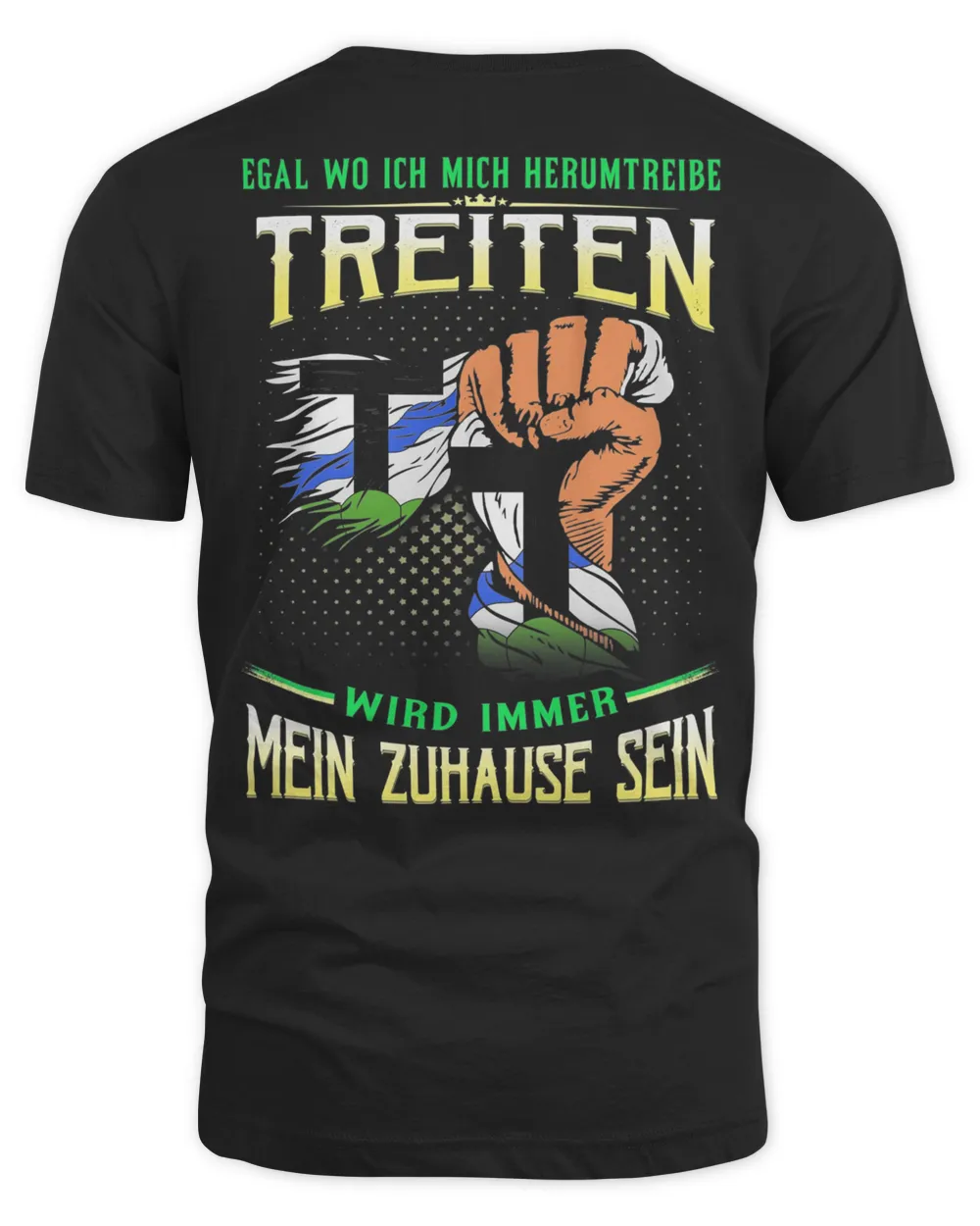 Egal Wo Ich Mich Herumtreibe Treiten Wird Immer Mein Zuhause Sein Shirt