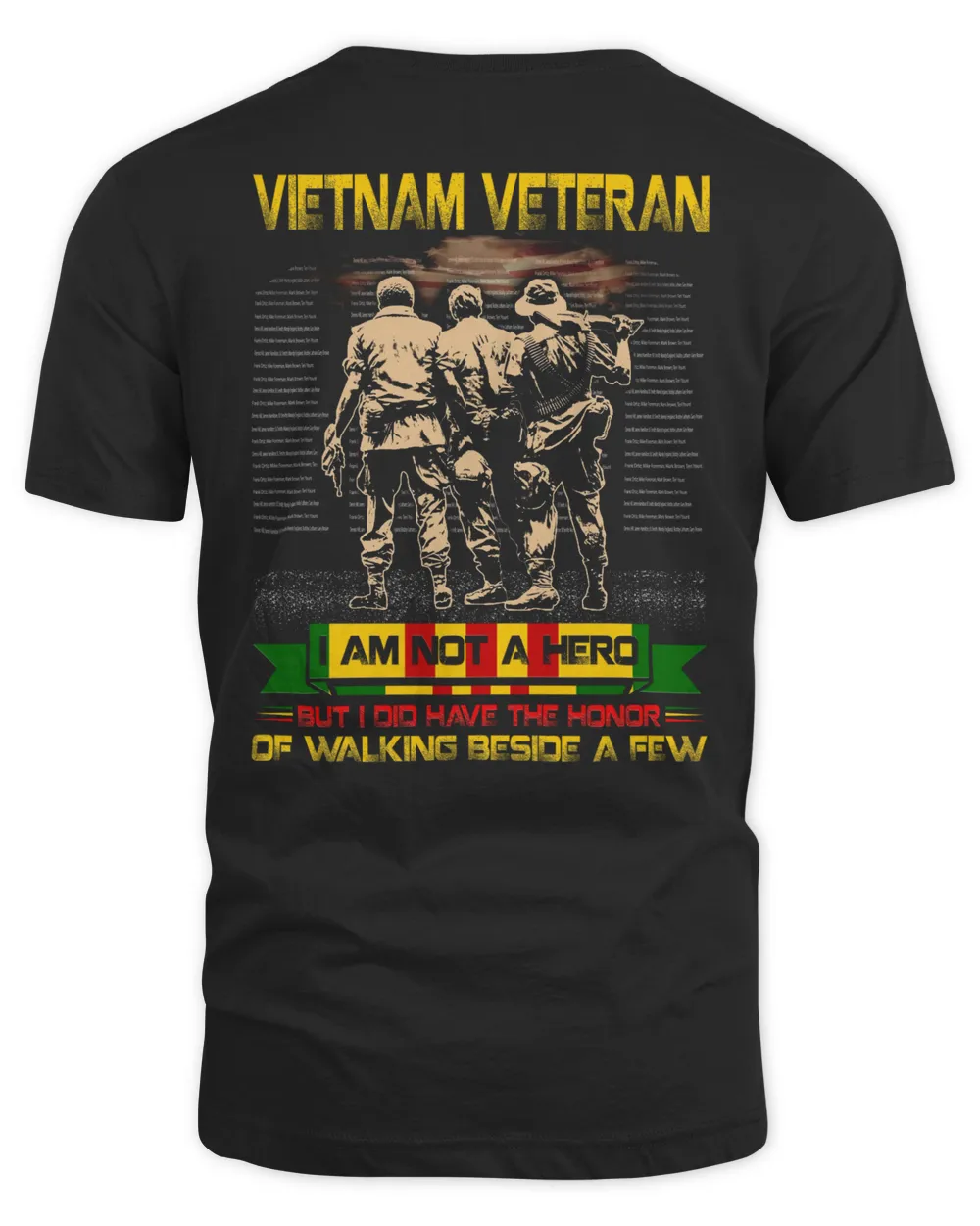 VIETNAM VETERAN I AM NOT A HERO BUT I DID HAVE THE HONOR OF WALKING BESIDE A FEW