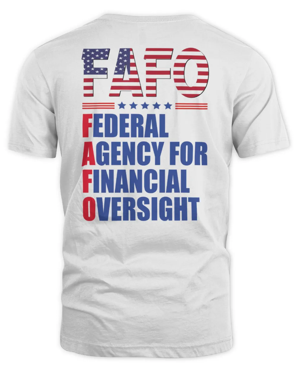 FAFO Unisex Standard T-Shirt white s