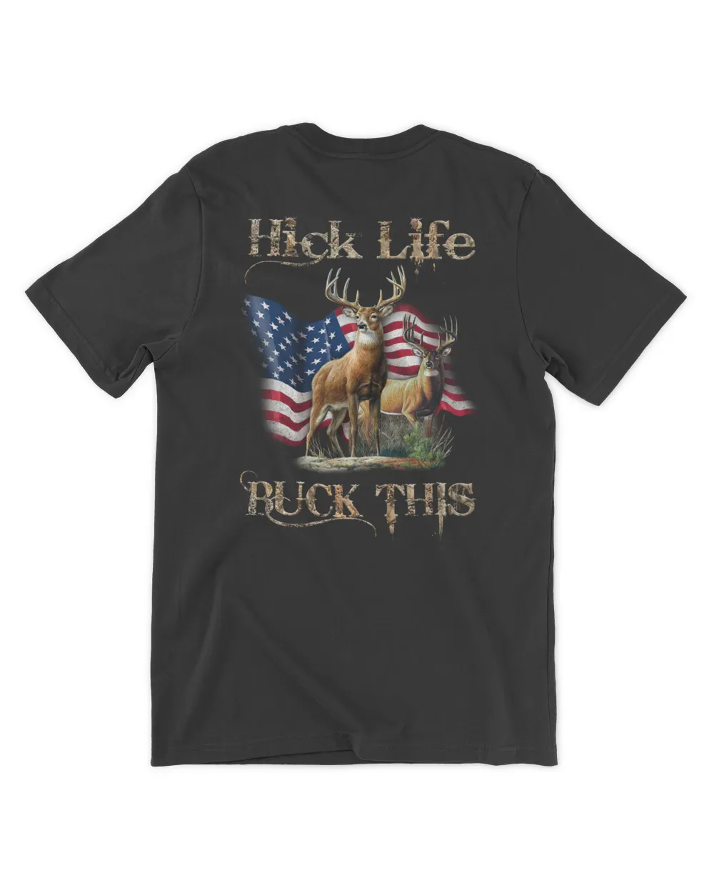 Hunting Hick Life Buck This Men's Premium Tshirt black s
