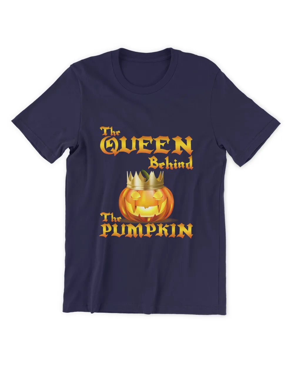 MEMOD71 - Halloween Shirt The Queen Behind The Pumpkin