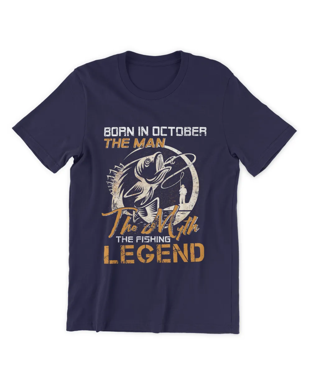 Papa-October Unisex Premium T-Shirt navy s
