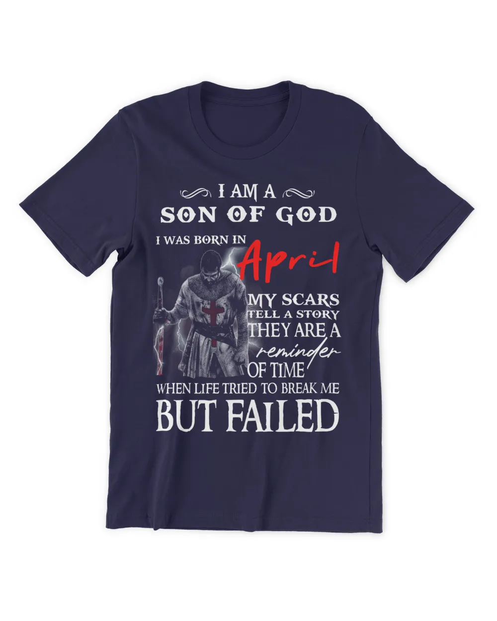Son of God Unisex Premium T-Shirt navy s