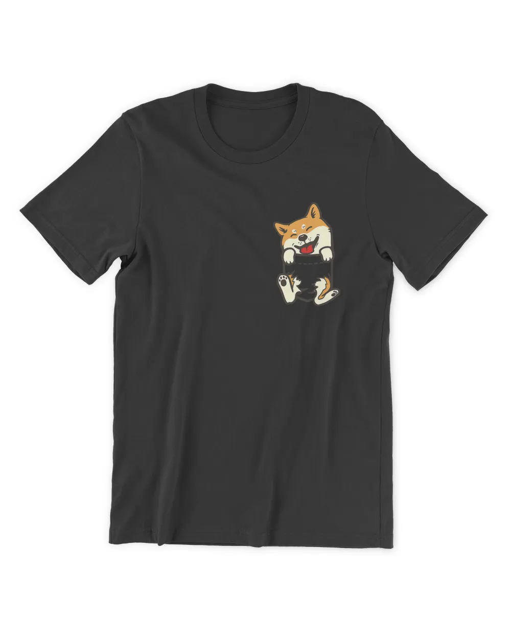 Pocket Shiba Inu Feet Cute Doge Akita Dog Lover Owner Gift T-Shirt