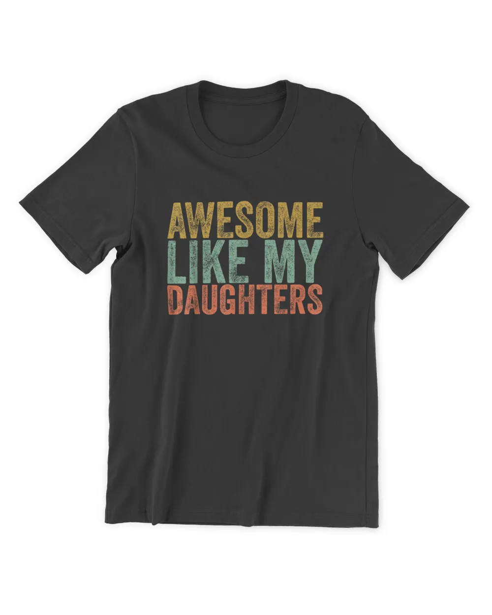 Awesome Like My Daughter Shirt T14 Unisex Premium T-Shirt black s