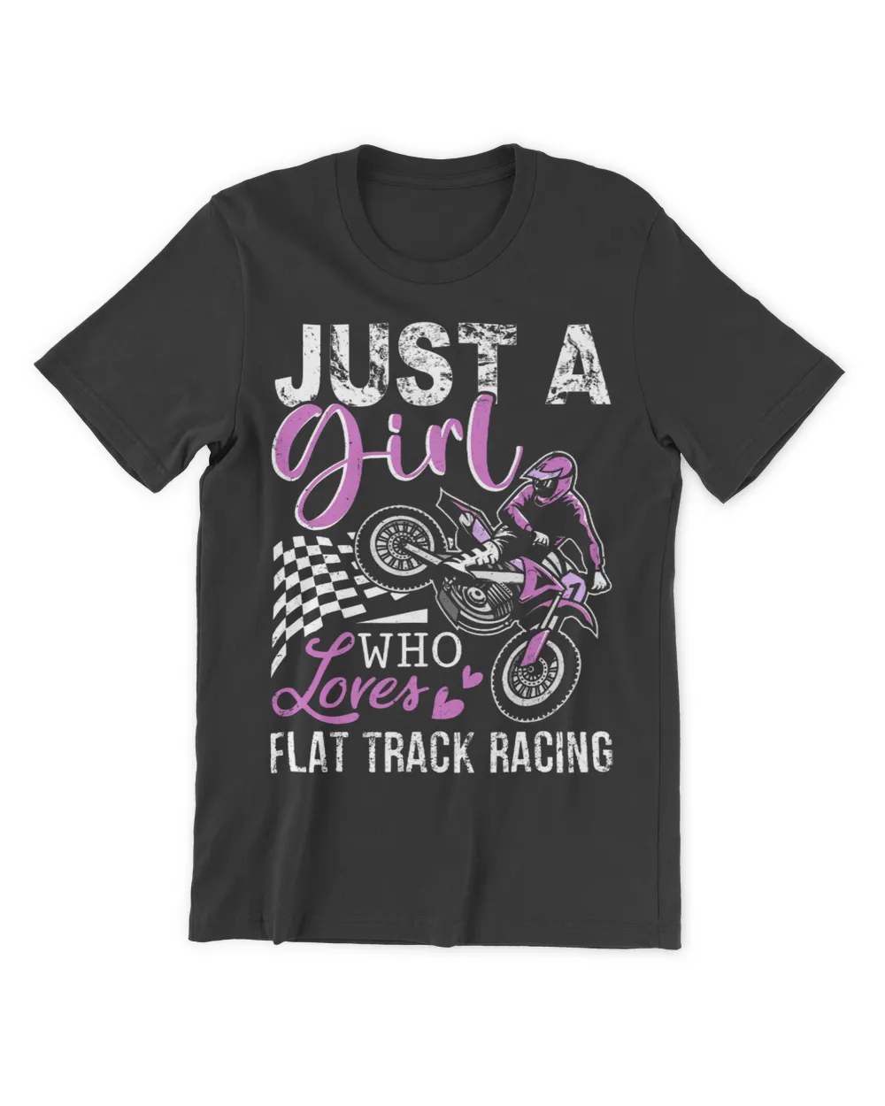 Just A Girl Who Loves Flat Track Racing Women Gift