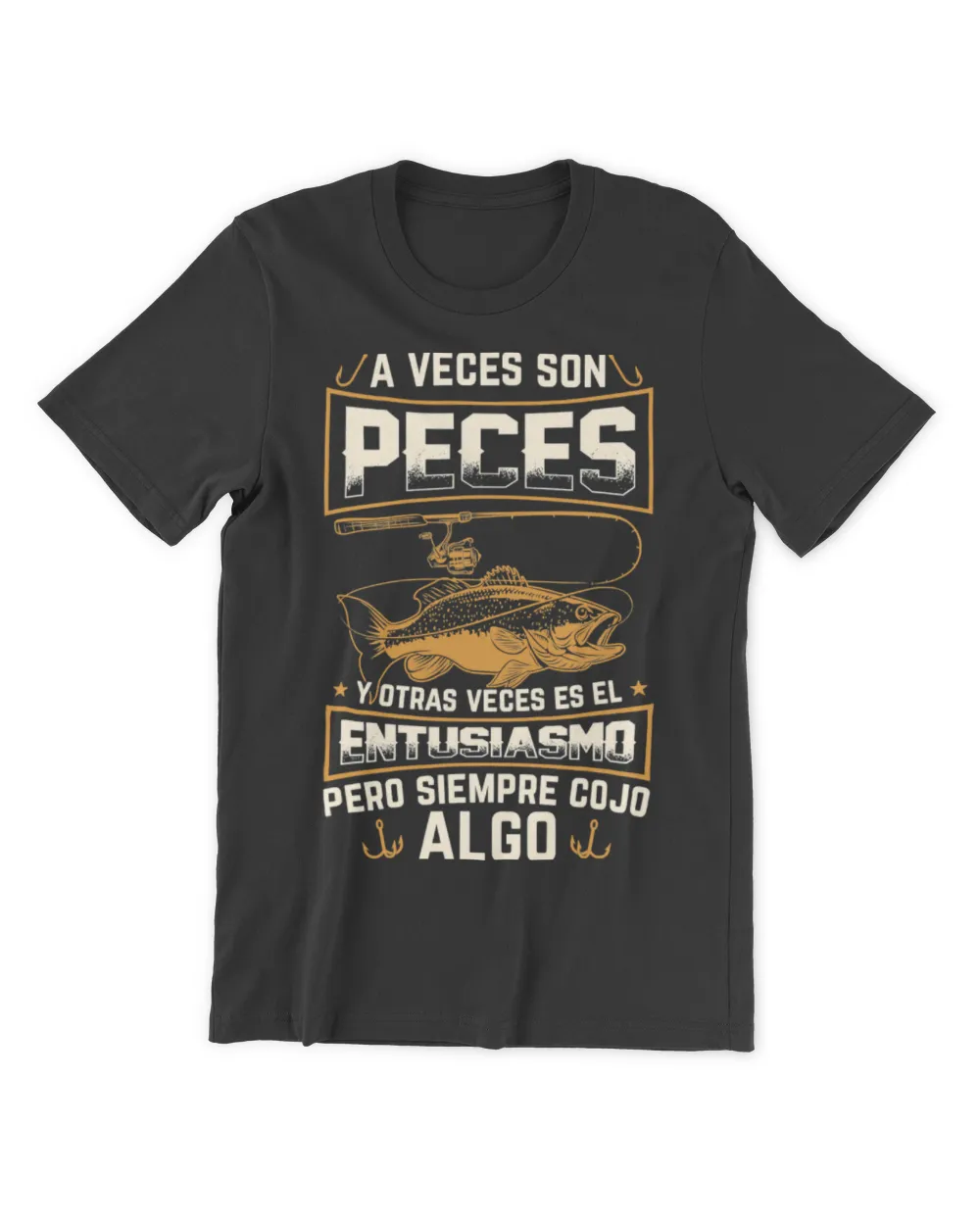 Fishing Fish Men Boys Fish 485 Fisher Hook T-Shirt