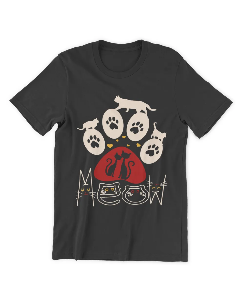 Meow Shirt for Cat Lover Color QTCAT081222A6